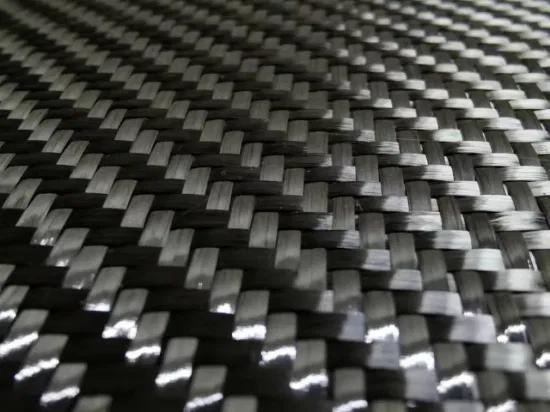 Detalle de fibras de carbono trenzadas